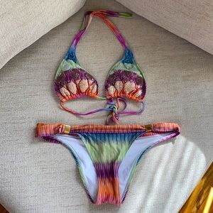 ViX Paula Hermanny Bikinni Top (L) + Bottom (M)